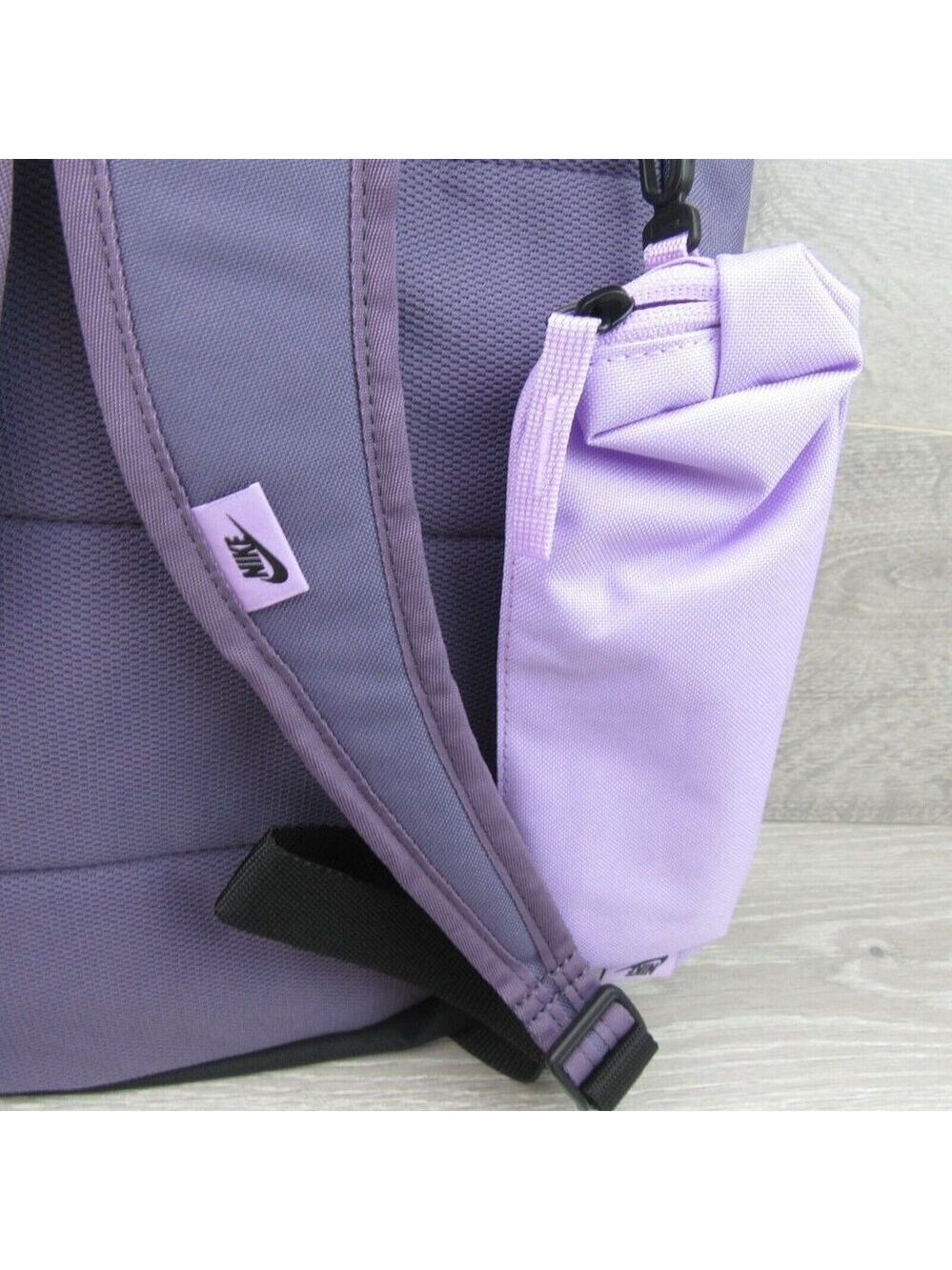Nike Elemental Kids Backpack School Bag Purple Lilac Black (20L) NEW - Picture 9 of 16